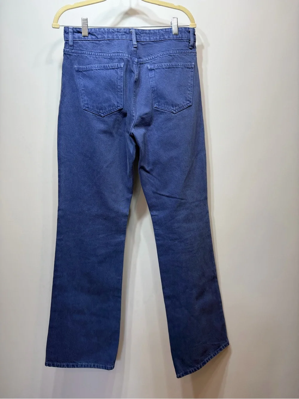 Zara Blue Classic Straight Leg Jeans Size 6